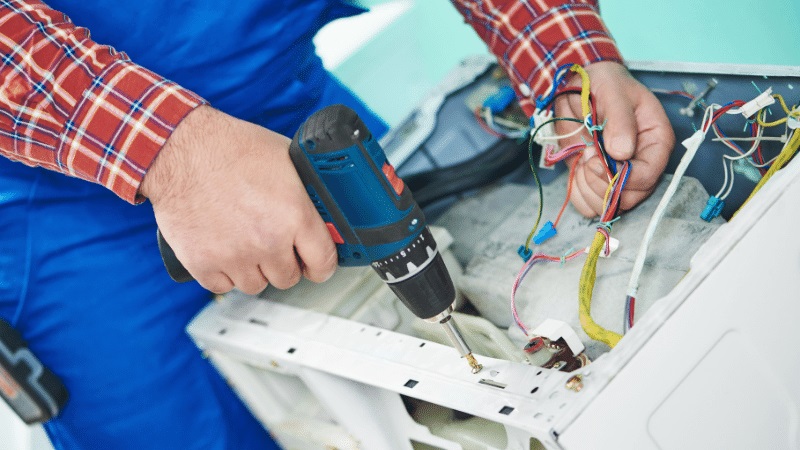 Çankaya Toshiba Toshiba çamaşır makinesi kart tamiri – Su almama arızası orijinal parça ile giderildi. - Teknik servis örneği